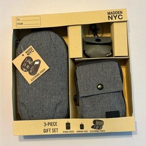 Steve Madden Gray 3-Piece Gift Set